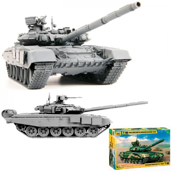 Сборная модель 3573 Основной боевой танк Т-90 