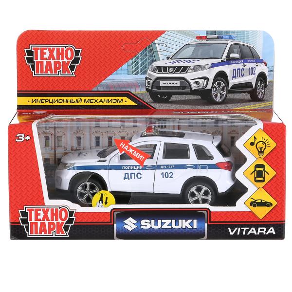 Модель VITARA-12SLPOL-WH SUZUKI VITARA Полиция Технопарк в коробке