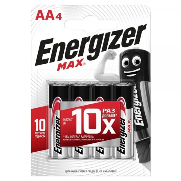 Элемент питания Energizer Max LR 6 4xBL (E91)  / цена за 1 шт /