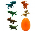  Фигурка-сюрприз динозавра Коллекционная с картой Egg Boom Crazy Dino CD05
