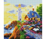 Набор для творчества Картина мозаикой Сказочный маяк 30*30 см KM0674