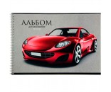 Альбом для рисования 40 л Красное авто 11058-EAC