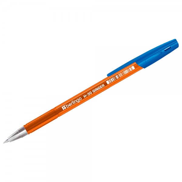 Ручка шарик синий Berlingo H-30 Ginger 0,7мм 352865