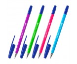 Ручка шариковая синяя 0,7мм,BRAUBERG M-500 NEON 143452
