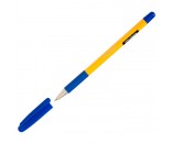 Ручка шарик Yellow Stone синяя, 0,7мм, грип OfficeSpace BPG_19591